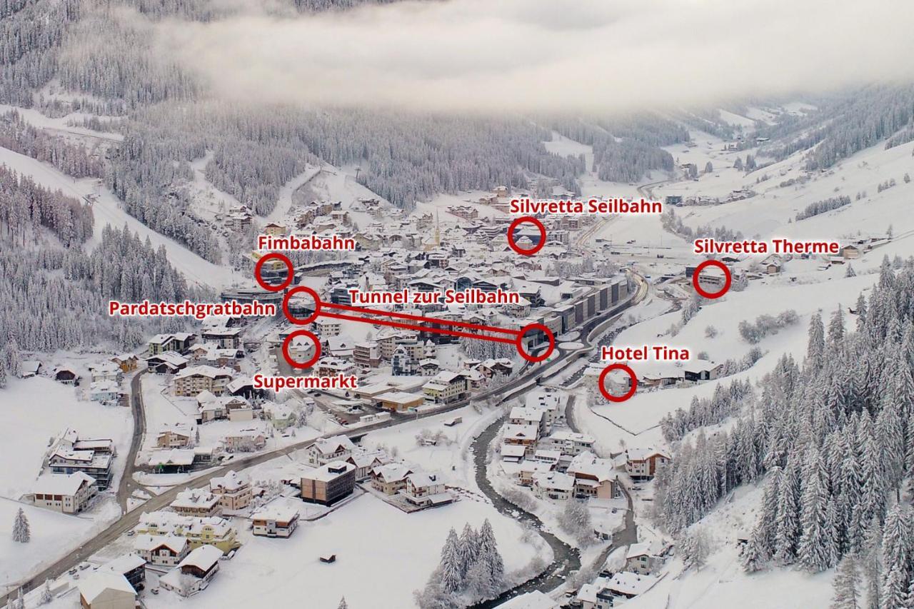 Hotel Garni Apart Tina Ischgl Exteriör bild